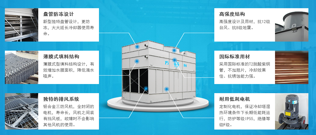 双进风闭式冷却塔特征